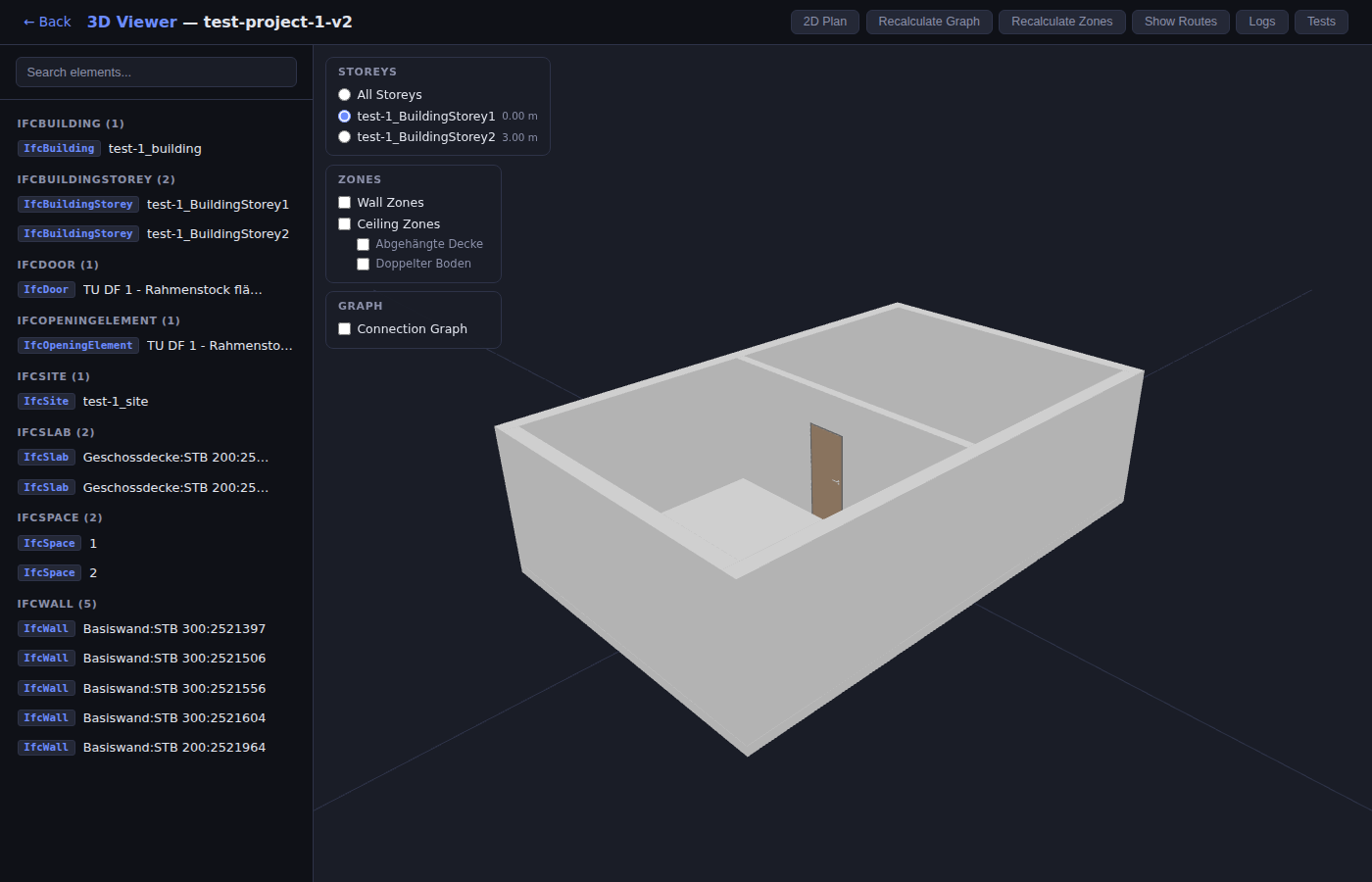 Storey filter — single storey selected